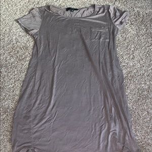 Comfy brown dress with pocket